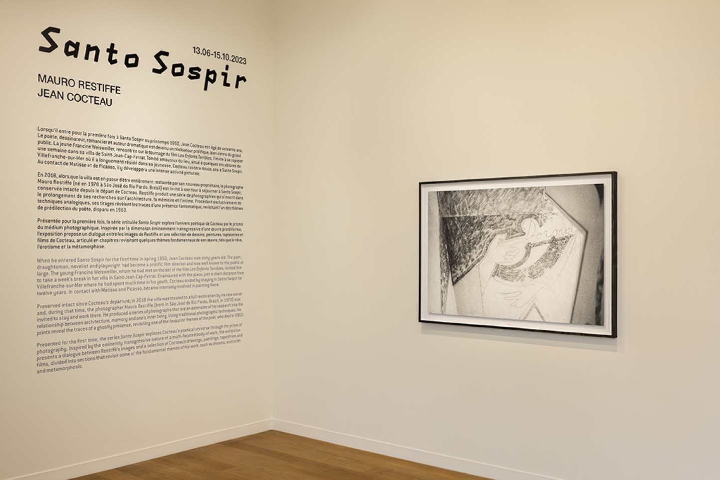 Exposition "Santo Sospir" (Mauro Restiffe / Jean Cocteau)