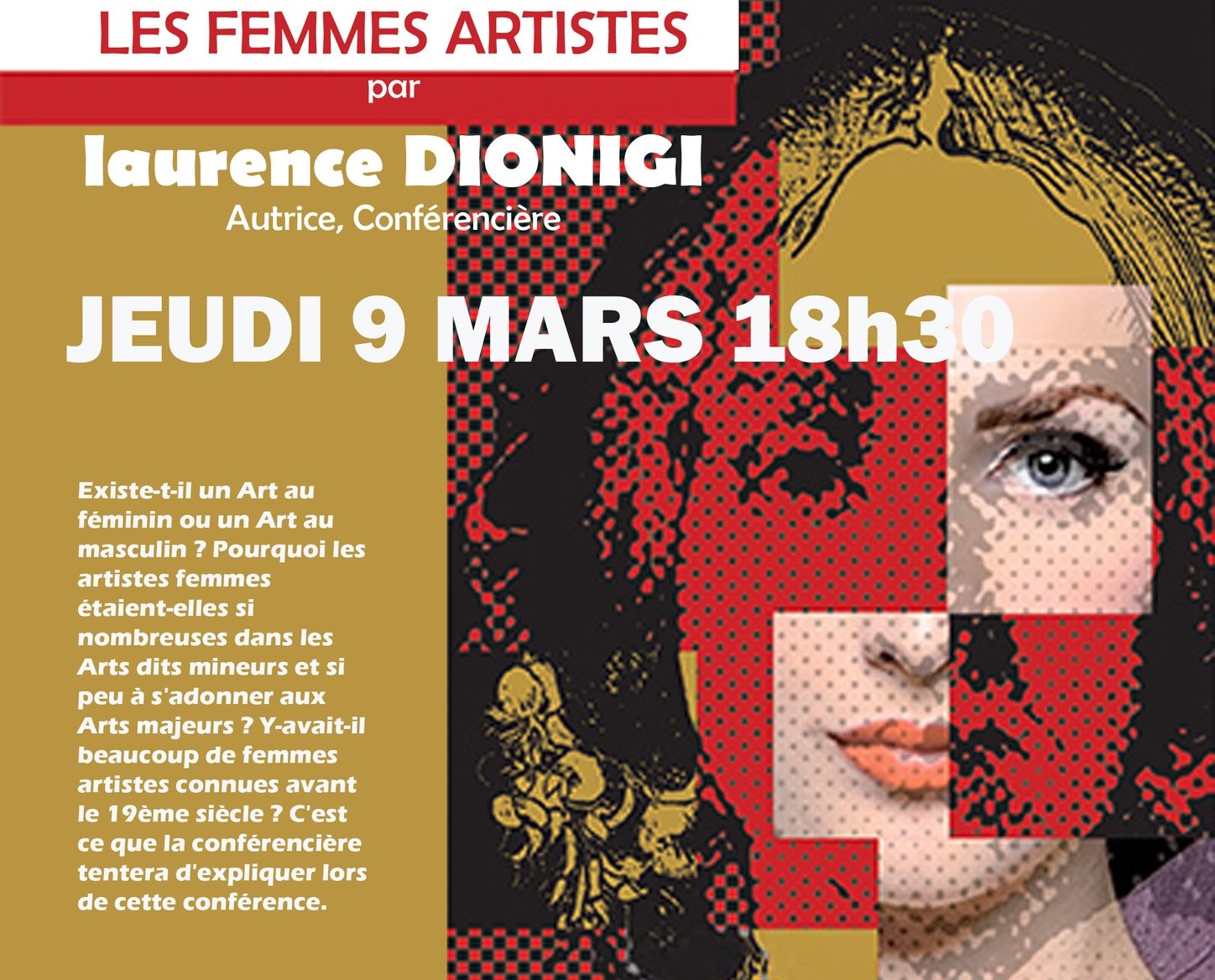 Conférence Les Femmes artistes
